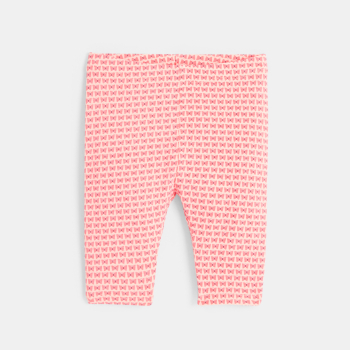 Baby girl's orange butterfly print leggings