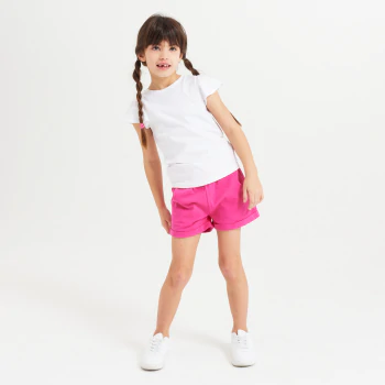 Plain-colored jersey shorts