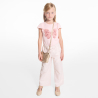 T-shirt motif papillon rose Fille T-shirt motif papillon rose Fille