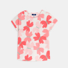 T-shirt imprimé papillon rose Fille T-shirt imprimé papillon rose Fille
