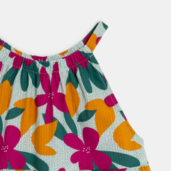 Robe à bretelles imprimé...