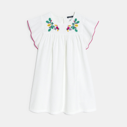 Robe baby doll brodée...
