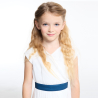Robe chic sans manches blanc Fille Robe chic sans manches blanc Fille