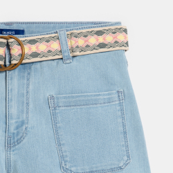 Girls blue demin shorts