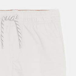 Bermuda slim en toile unie...