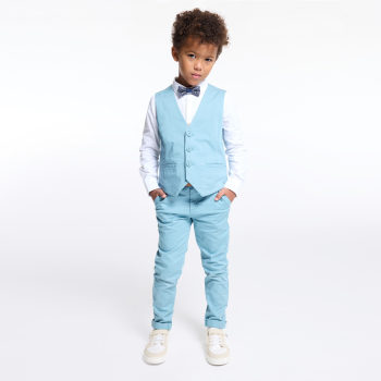 Veston en toile Couleur bleu Garçon