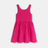 Robe de cérémonie unie rose Fille Robe de cérémonie unie rose Fille