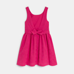 Robe de cérémonie unie rose...