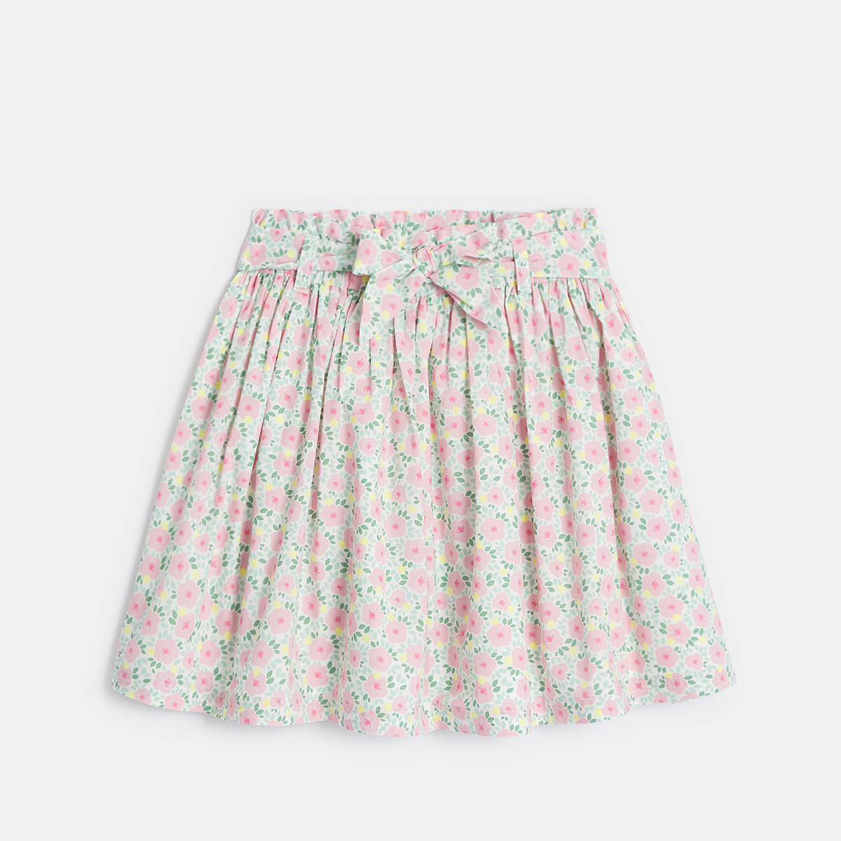 Jupe courte évasée imprimée Fille Jupe courte évasée imprimée Fille