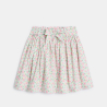 Girl's printed short flared skirt Girl's printed short flared skirt