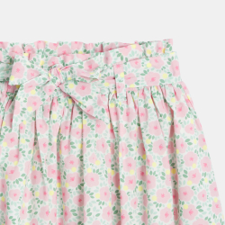 Girl's printed short flared...