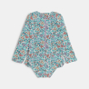 Baby girl's purple floral UV protection swimsuit Baby girl's purple floral UV protection swimsuit