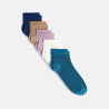 Boy's plain trainer socks (set of 5)