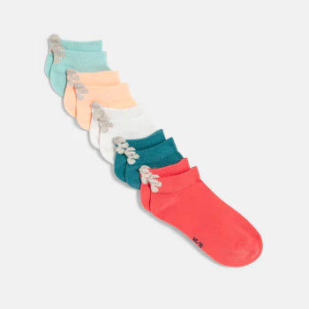 Plain invisible trainer socks (pack of 5)