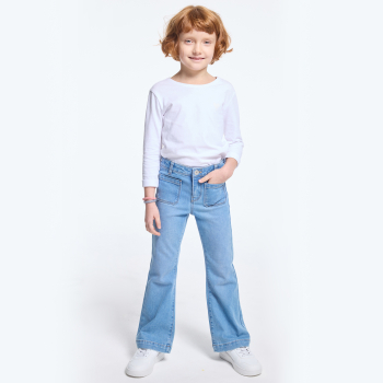 Jean flare bleu Fille