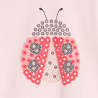 T-shirt coccinelle en relief rose bébé fille T-shirt coccinelle en relief rose bébé fille