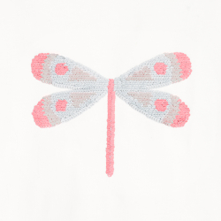 Girl's white short-sleeve...
