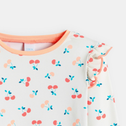 T-shirt anti UV cerises...