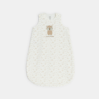 Gigoteuse imprimée légère blanc naissance mixte