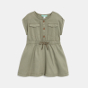 Robe saharienne vert bébé fille Robe saharienne vert bébé fille