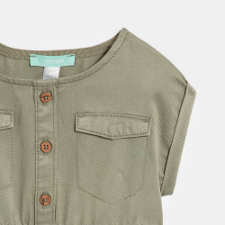 Robe saharienne vert bébé...