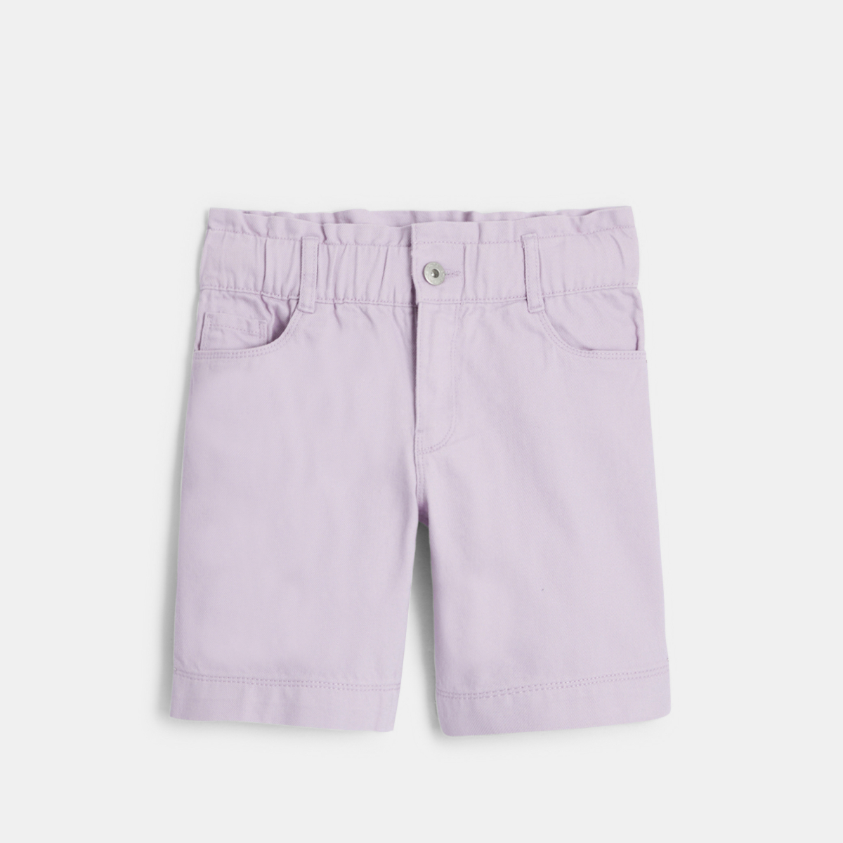Bermuda en toile mauve Fille Bermuda en toile mauve Fille