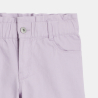 Bermuda en toile mauve Fille Bermuda en toile mauve Fille