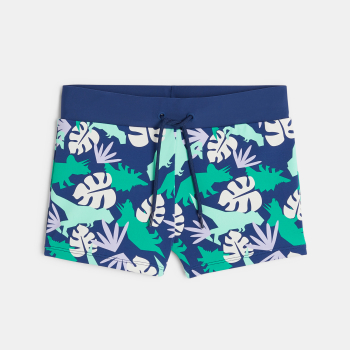 Boxer de bain motifs dinosaures bleu Garçon