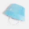 Chapeau de soleil réversible bleu bébé garçon Chapeau de soleil réversible bleu bébé garçon