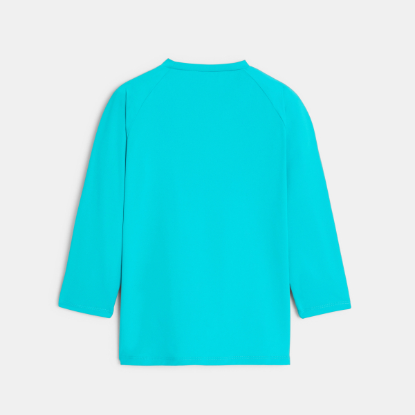 T-shirt de bain anti-UV bleu T-shirt de bain anti-UV bleu