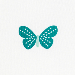 Baby girl's blue butterfly...
