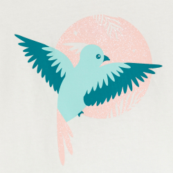 Pyja-short motif oiseau...