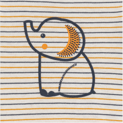 Baby boy's blue striped...