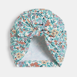 Turban de bain fleuri bébé...