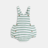 Barboteuse rayée vert bébé garçon Barboteuse rayée vert bébé garçon