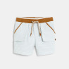 Baby boy's blue striped pattern cotton shorts Baby boy's blue striped pattern cotton shorts