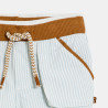 Baby boy's blue striped pattern cotton shorts Baby boy's blue striped pattern cotton shorts