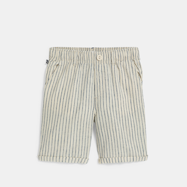 Boy's blue striped shorts Boy's blue striped shorts