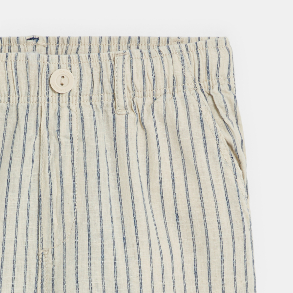 Boy's blue striped shorts Boy's blue striped shorts