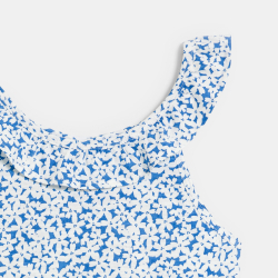 Débardeur imprimé bleu Fille