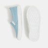 Baskets toile slip on bleu garçon Baskets toile slip on bleu garçon