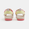 Girl's multicoloured fabric sandals with Velcro Girl's multicoloured fabric sandals with Velcro