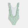 Maillot de bain 1 pièce imprimé vert Fille Maillot de bain 1 pièce imprimé vert Fille