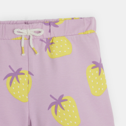Girl's mauve fleece shorts...
