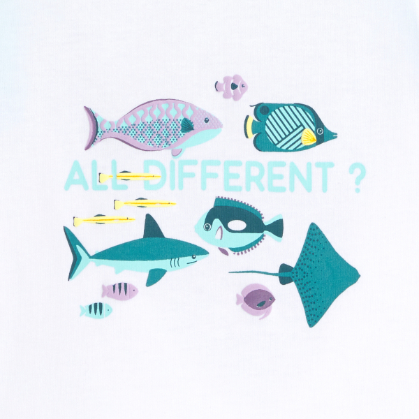 Débardeur jersey océan blanc bébé garçon Débardeur jersey océan blanc bébé garçon