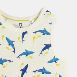 Pyja-court motif requin...