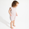Combi courte volantée rose bébé fille (lot de 2) Combi courte volantée rose bébé fille (lot de 2)