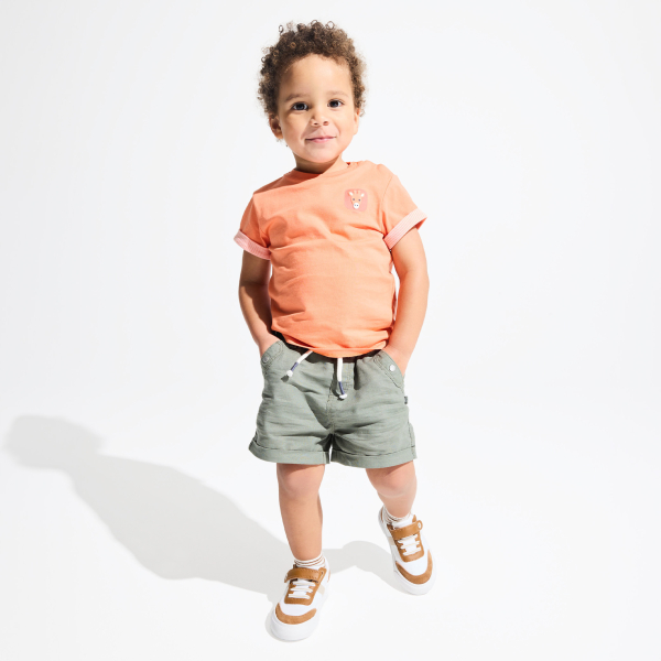 T-shirt à motif orange bébé garçon T-shirt à motif orange bébé garçon