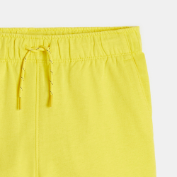 Boy's yellow fleece Bermuda...