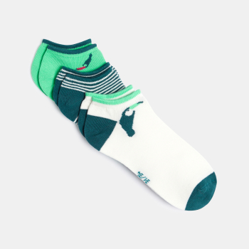 Patterned trainer socks (set of 3)